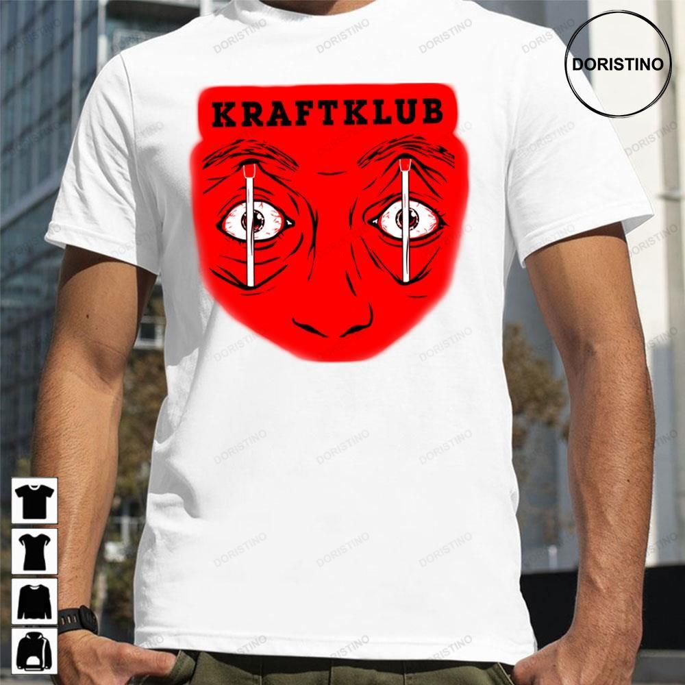 Red Music Rock Indie Of Kraftklub Limited Edition T-shirts
